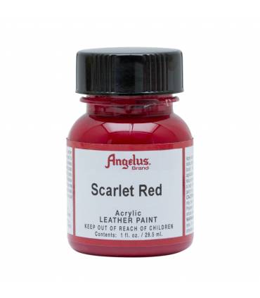 Pintura para cuero Scarlet Red 1oz. Angelus
