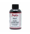 Pintura Acrilica para Cuero Negro 4oz. Angelus