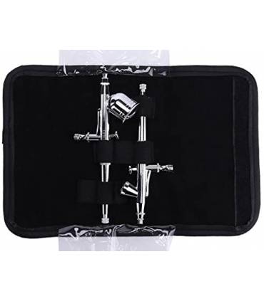 Funda de Cuero para 2 Aerógrafos