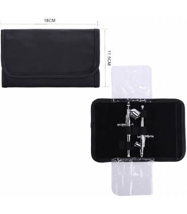 Funda de Cuero para 2 Aerógrafos