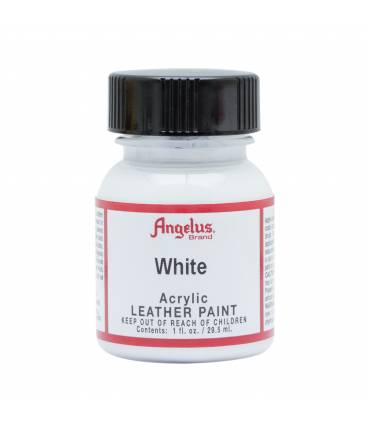 Pintura para cuero Blanca 1oz. Angelus