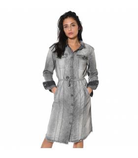 Vestido Denim gris claro - Von Dutch