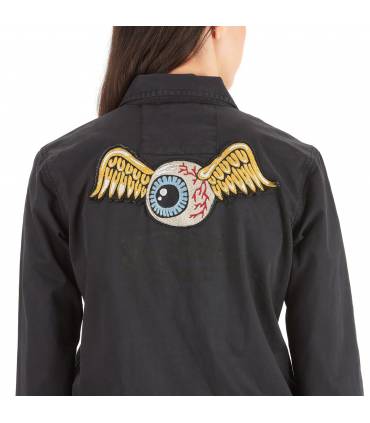 copy of Camiseta larga mujer Flying Eyeball - Von Dutch