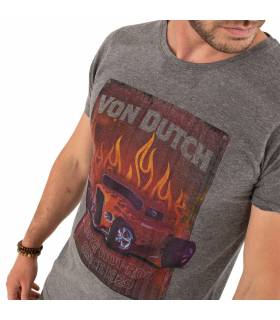 Camiseta crazy Hot Rod - Von Dutch